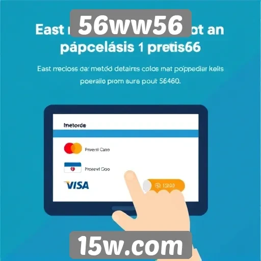 Avaliação dos métodos de pagamento no 56ww56